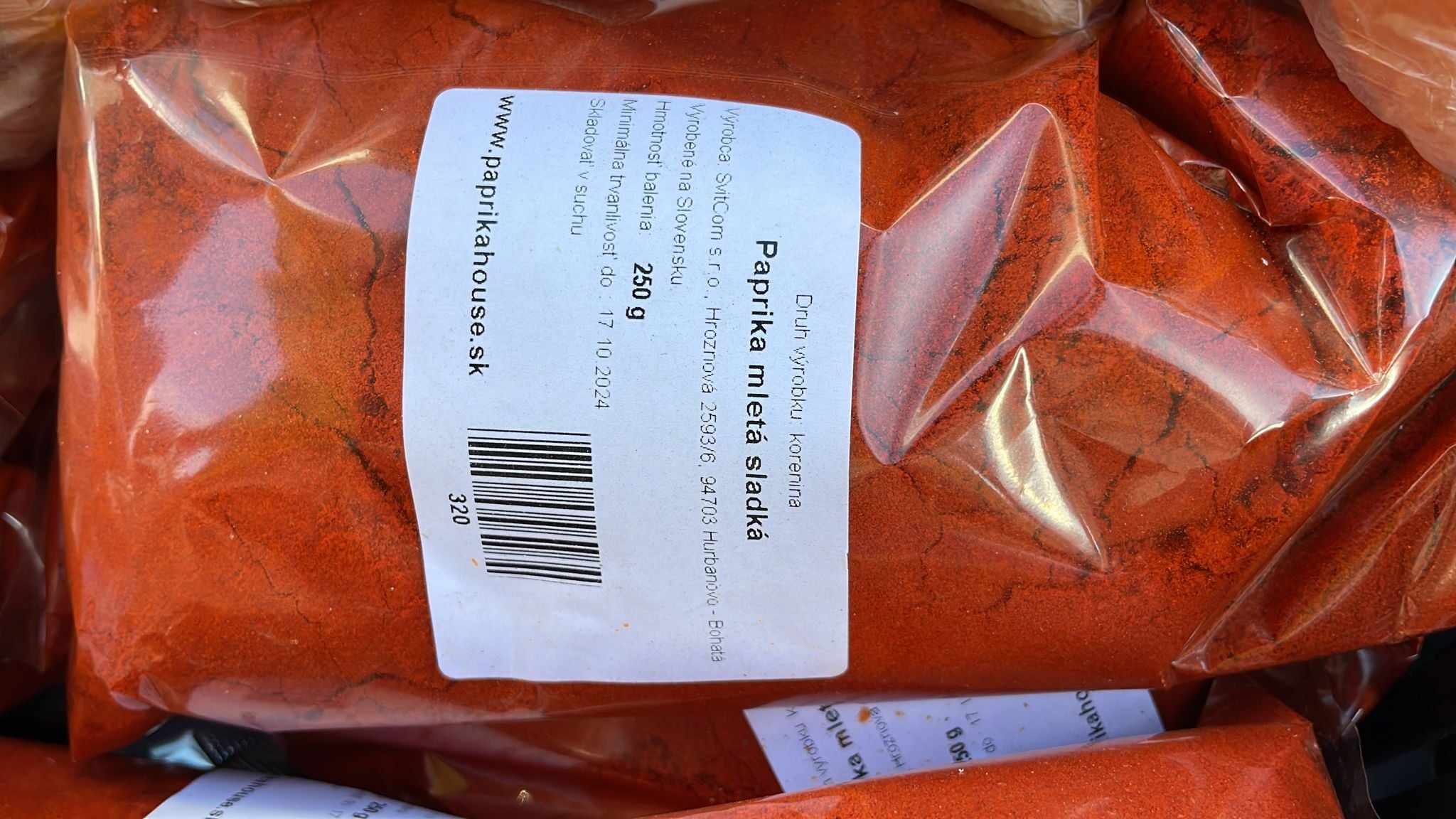 Mletá paprika sladká 250 g